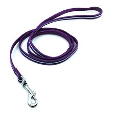 Nobleza nylonové vodítko s reflexným prešitím 1 x 120 cm fialové